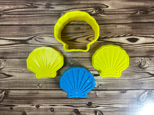 Seashell Flat Bath Bomb Mold Press