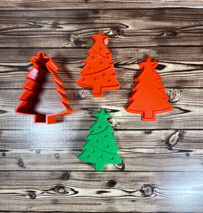 Flat Christmas Tree Mold Press