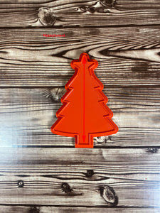 Flat Christmas Tree Mold Press