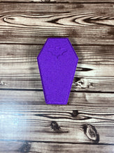 Load image into Gallery viewer, Coffin with Bat Bath Bomb Mold Press