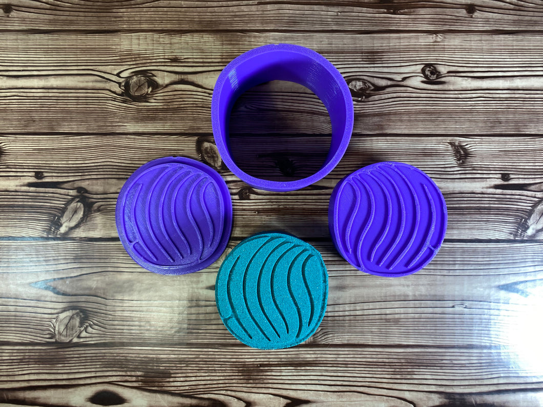 Concha Bread Bath Bomb Mold Press