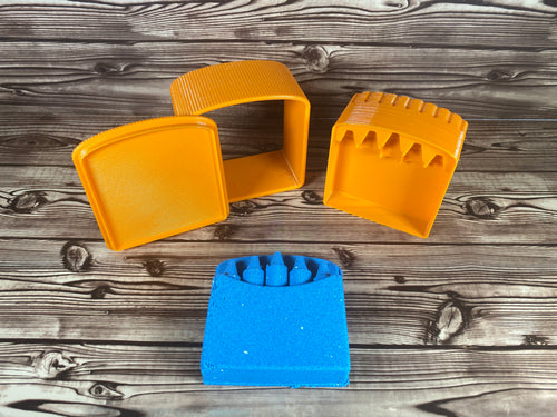 3D Crayon Box Mold Press