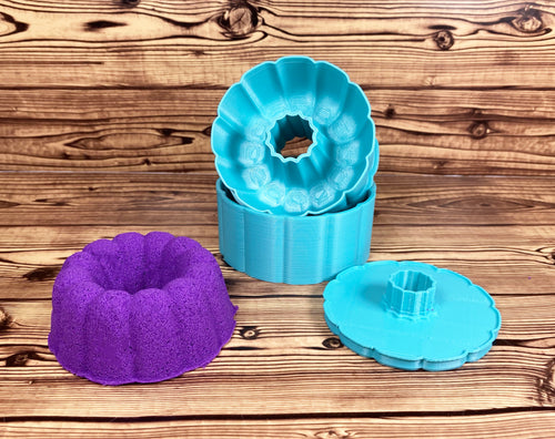 3D Bundt Cake Bath Bomb Mold Press