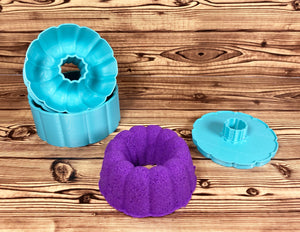 3D Bundt Cake Bath Bomb Mold Press