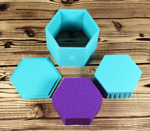 Add Your Own Text Hexagon Mold Press