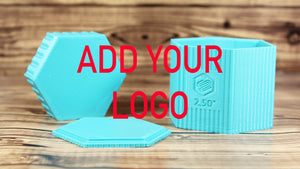 Add Your Logo Hexagon Mold Press