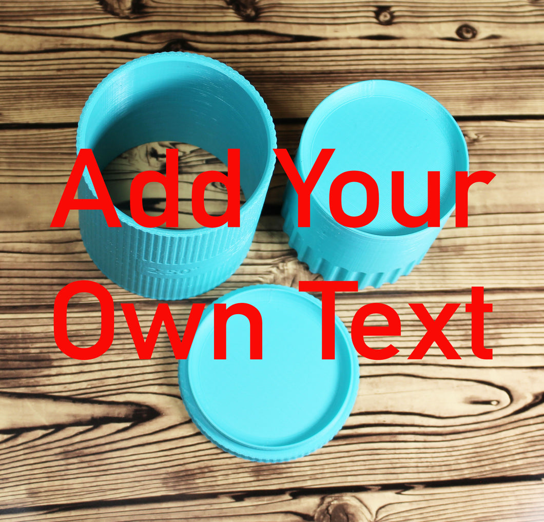 Add Your Own Text Shampoo Bar Mold Press